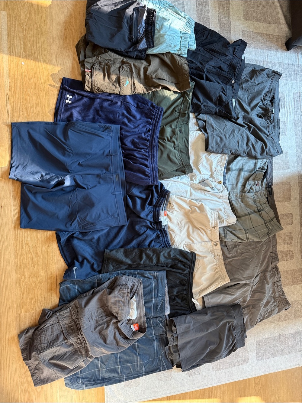 Multiple Brands Men's Shorts Bundle (Nike, Under Armor, Tommy Bahama, O’Neil +)
